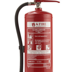 4FIRE 6 kg pulverslukker - GN-4F-PS-6KG