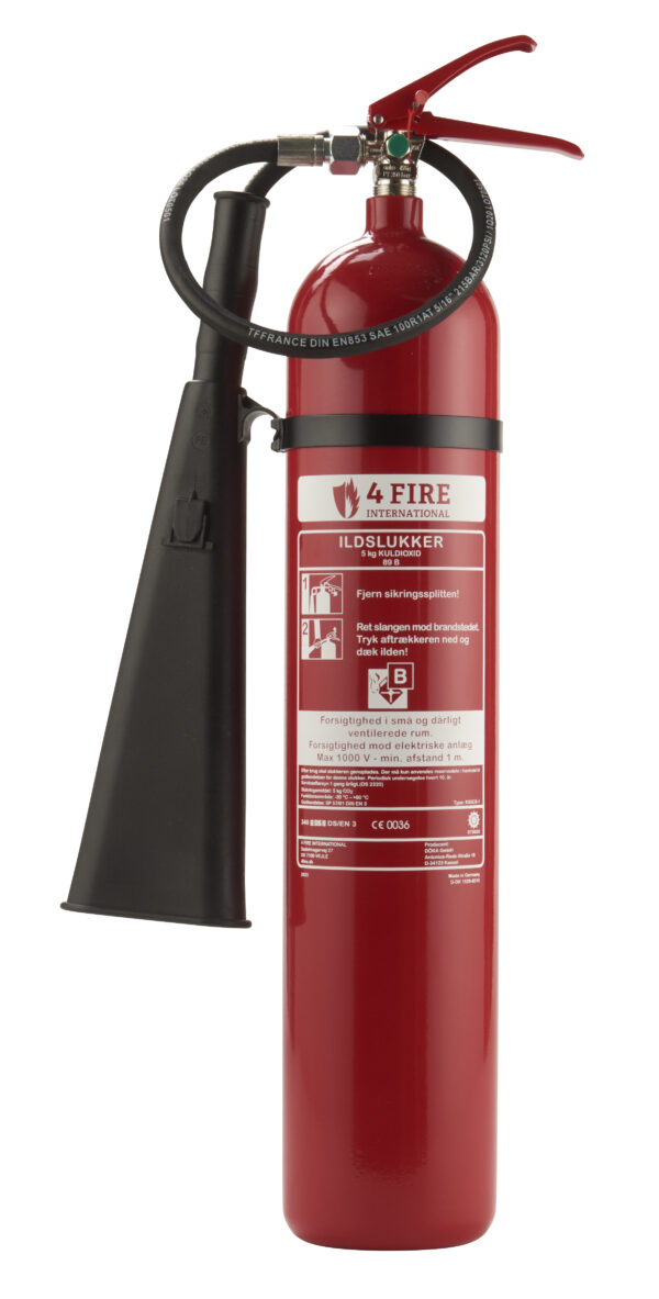 4FIRE 5 kg CO2 ildslukker - GN-4F-CO2-5KG