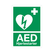 Skilt til hjertestarter - GN-SKILT-AED-01