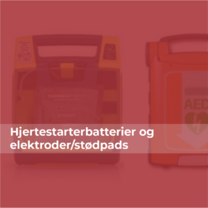 Hjertestarterbatterier og -elektroder